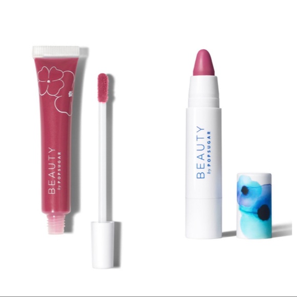 POPSUGAR Other - 2/$22 ✨ Popsugar satin matte lip color + lip gloss